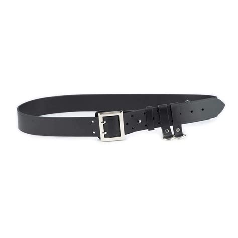 Buy Police Duty Belt - Black Genuine Leather - LeatherBeltsOnline.com