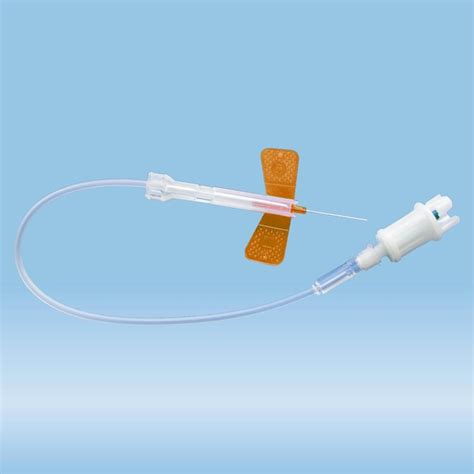 Safety Multifly Needle 25G X 3 4 Orange Tube Length 200 Mm 1