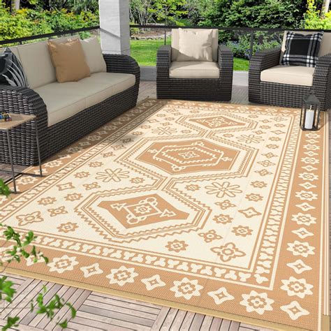 Amazon Genimo Outdoor Rugs X Waterproof Reversible Mats Outdoor