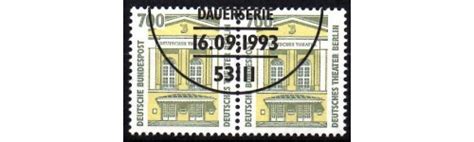 Sehenswürdigkeiten waagerechte Paare gestempelt Briefmarken Baumeister