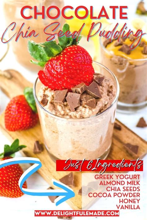 Easy Chocolate Chia Seed Pudding Delightful E Made