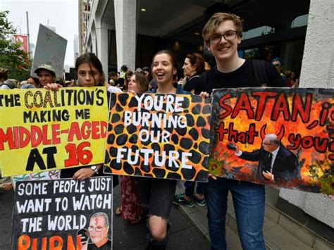 Coup D Envoi Sydney Des Manifestations Contre Le R Chauffement