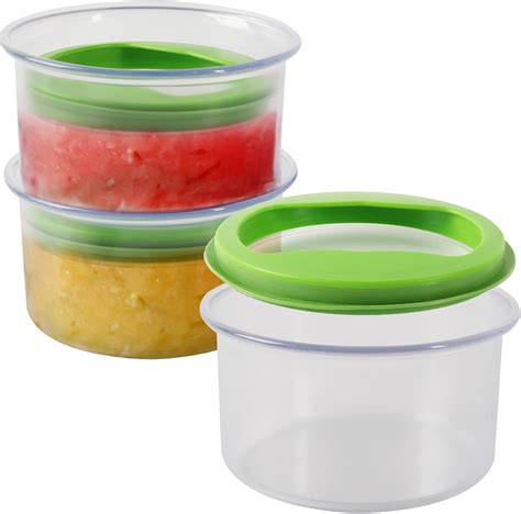 3 Pack Guacamole Saver Container Set With Airtight Lids