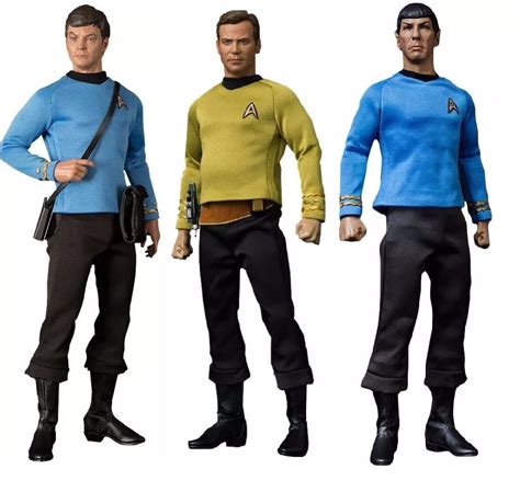 Qmx Kirk Spock Mccoy Star Trek Pac Tipo Hot Toys R Em Mercado Livre