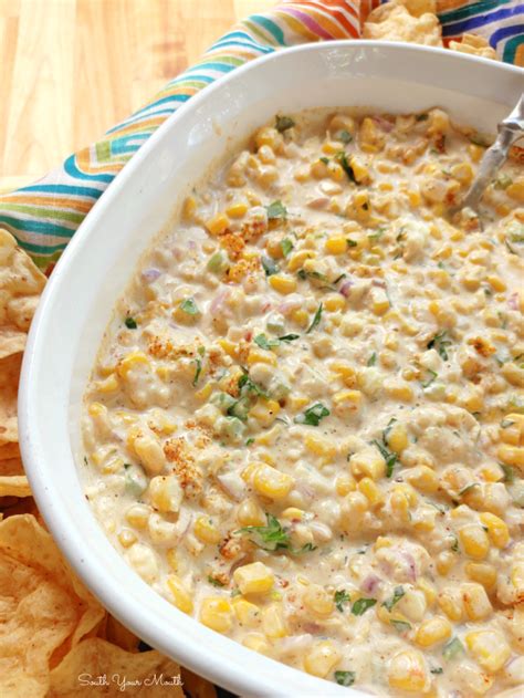 Crock Pot Mexican Street Corn Dip A Creamy Cheesy Slow Cooker Party Dip Recipe With All The