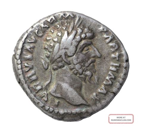 Lucius Verus Ar Denarius Ad Rome Ancient Roman Silver Coin