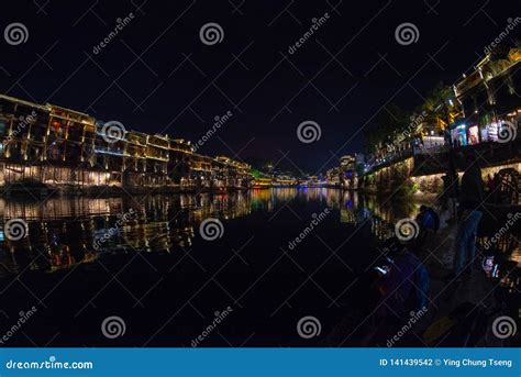 The Night In Fenghuang Ancient City Is More Beautiful Editorial