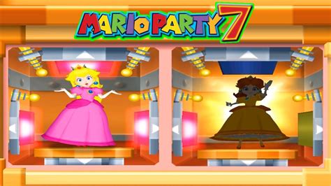 Mario Party 7 All Minigames Peach Vs Daisy Vs Luigi Vs Mario Master Cpu Youtube