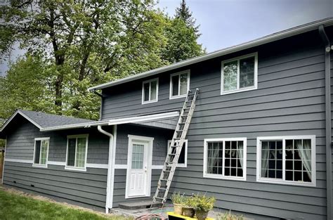 Sherwin Williams Grizzle Gray Sw Gray House Exterior Exterior