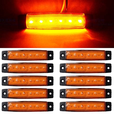 Lot De 10 Pcs Feux De Gabarit LED Camion 12V 24V Eclairage