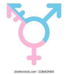Third Gender Sex Symbol Concept Made Stock Vector Royalty Free