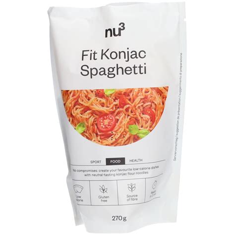 Nu3 Fit Konjac Spaghetti 270 G Farmaline