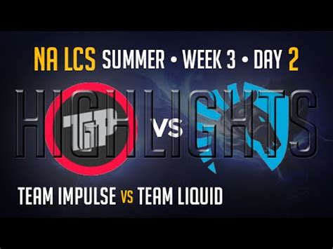 Tip Vs Tl Highlights Week Na Lcs Summer Split S Team