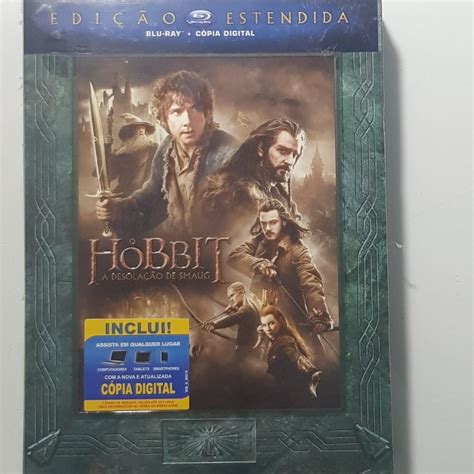 Blu Ray O Hobbit Desola O De Smaug Edi O Estendida Lacrado Digipack