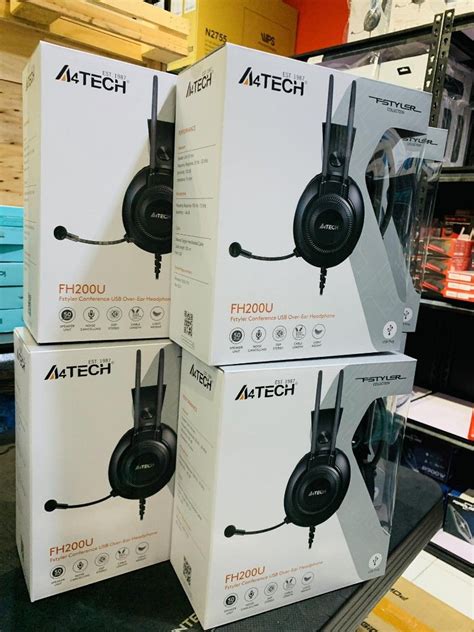 A4tech Fstyler Fh200u Conference Over Ear Headphone With Noise