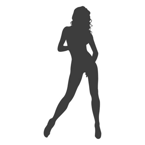 Nackte Mädchen Silhouette 1 PNG Und SVG Design Für T Shirts