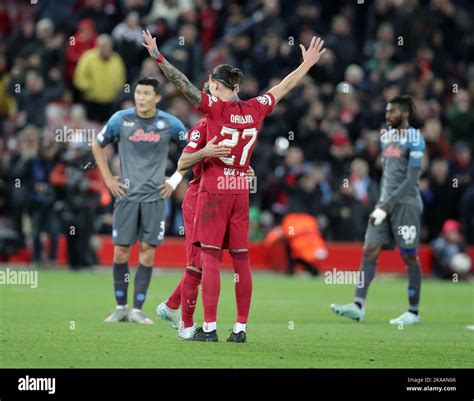 Anfield Stadium Liverpool England 1st November 2022 Champions