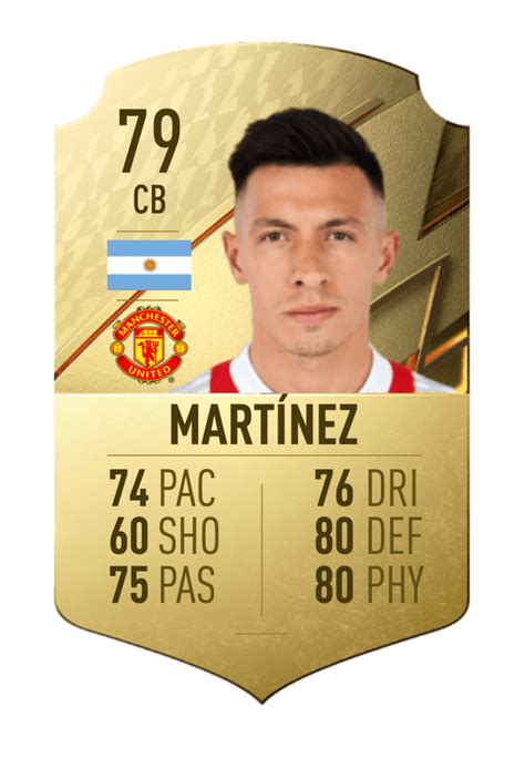 Fifa Man United S New Man Lisandro Martinez Predicted Ratings Wepc