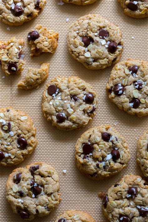 Almond Butter Oatmeal Chocolate Chip Cookies Baking The Goods