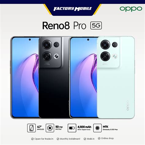 OPPO RENO 8 PRO (12GB + 256GB ROM) | 1 YEAR WARRANTY | Shopee Malaysia