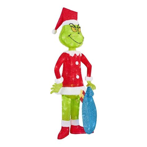 48 In Warm White Led Grinch Holiday Yard Decoration Lamouren Online