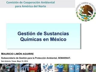 Mauricio Lim N Aguirre Gesti N De Sustancias Qu Micas En M Xico Ppt