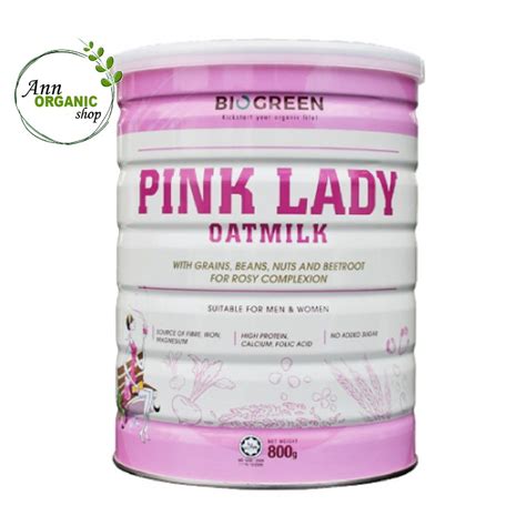 Biogreen Pink Lady Oatmilk 800g HALAL Shopee Malaysia