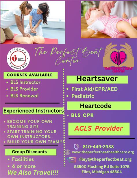 Aha Approved Aclsblsheartsaver Cpr Courses The Perfect Beat Center