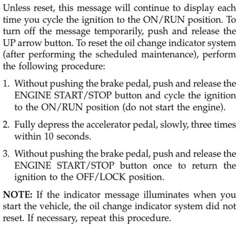 How To Reset The Oil Light On A Dodge Journey