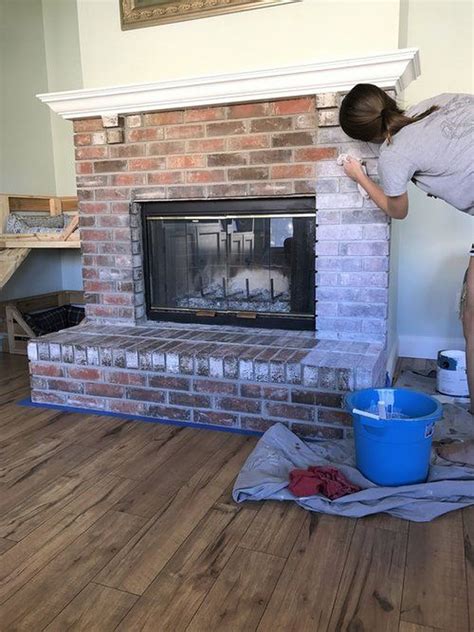 How To Paint My Fireplace Brick