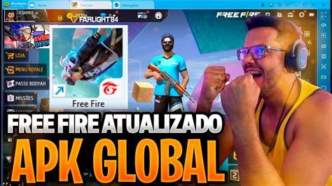 Apk Free Fire Global Atualizado Fps Liso Youtube