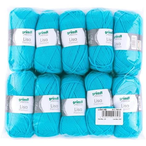 Lisa Premium Pack De Balles Acrylique Turquoise X X Cm