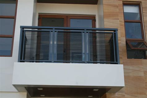 Stone Color Modern Balcony Balcony Grill Design Balcony Railing