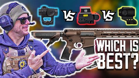 Ar Setup Holographic Sight Vs Red Dot Sight Vs Prism Optic Youtube