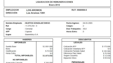 Liquidación De Sueldo Qué Es Y Cómo Se Calcula As Chile