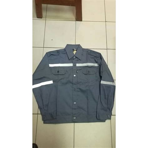 Jual Baju Safety Asgard Seragam Atasan Abu Abu Shopee Indonesia