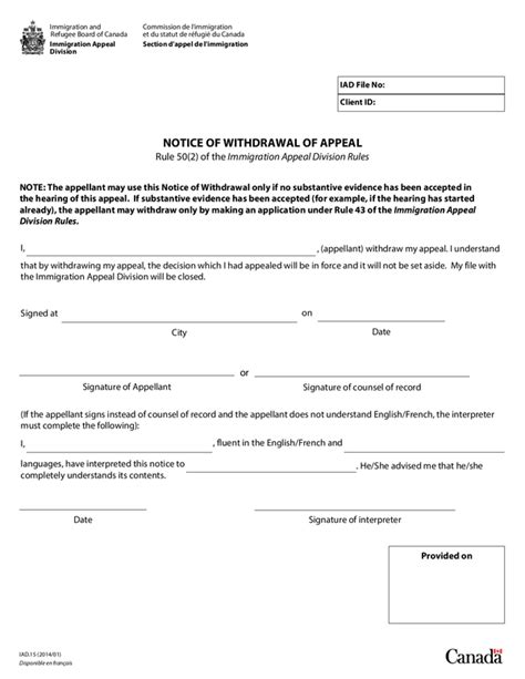 Fill Free Fillable Immigration And Refugee Board Of Canada Pdf Forms