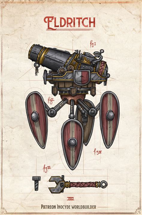 [OC] Artificiers i did a thing... "Eldricht cannon" : r/DnD