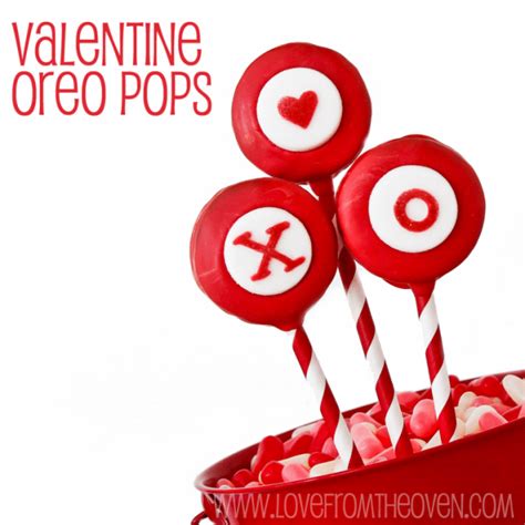 Valentines Day Oreo Pops Edible Crafts