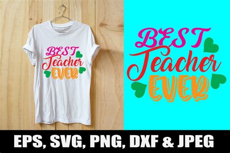 Best Teacher Ever Svg Design Graphic By Craftsbundle · Creative Fabrica