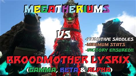 Megatherium VS Broodmother Lysrix GAMMA BETA ALPHA The Island