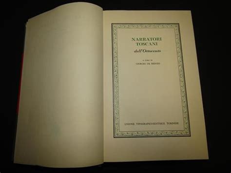 Narratori Toscani Dell Ottocento A Cura Di Utet Con Fascetta