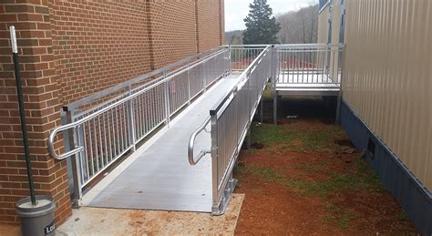 APEX Ramp Installation Ferrum Middle School VA Upside Innovations