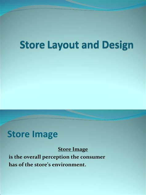 Store Layout and Design | PDF | Merchandising | Business Process