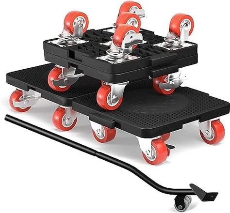 Heavy Furniture Mover Dolly Set With Lifter 360 Rotation 5 Wheel