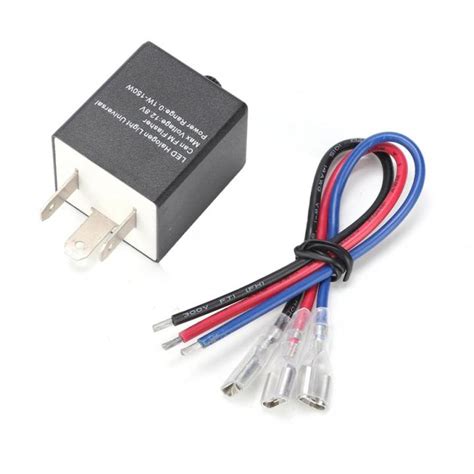 Universal V Car Motorcycle Led Flasher Relay Adjustable Led