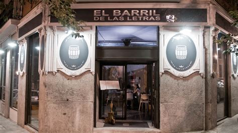 Restaurante El Barril De Las Letras En Madrid Menú 2022 Opiniones