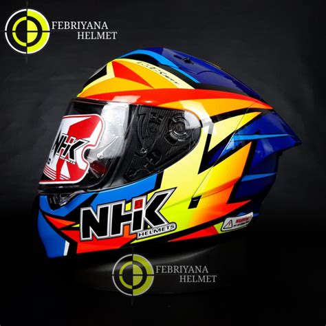 Jual Helm Nhk Gp R Tech Street Ryusei Yamanaka Indonesia Shopee Indonesia