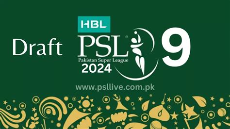 Hbl Psl Player Draft Pick Order