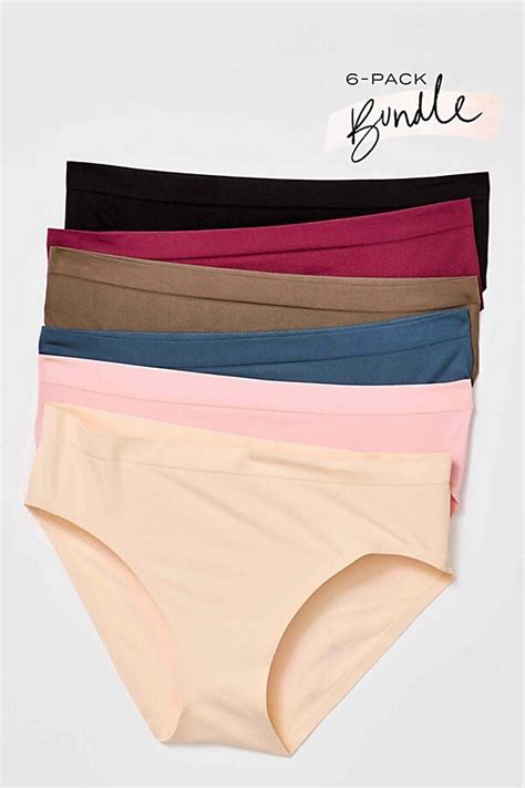 No Show Seamless Bikini 6 Pack Undies By Intimately At Free People